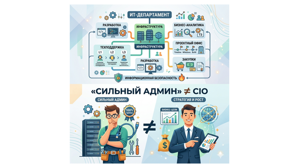 Как на самом деле устроен ИТ-департамент