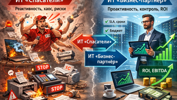 Два крайних типа ИТ: «Спасатель» и Бизнес-партнёр